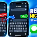 REMOVE MIC BUTTON iPhone Messages
