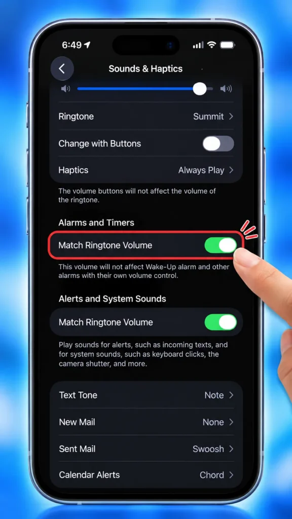 Sounds and Haptics Alarms and Timers